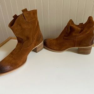 Sundance Womens Ankle Boots Brown Leather